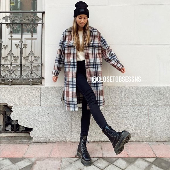 ZARA Long Jacket with Pockets - Picture 8 of 16